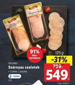 Lidl DULANO Szárnyas szeletek ajánlat