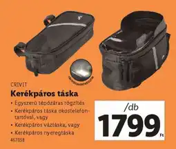 Lidl Kerékpáros táska ajánlat