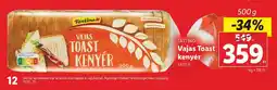 Lidl TASTINO Vajas toast kenyér ajánlat