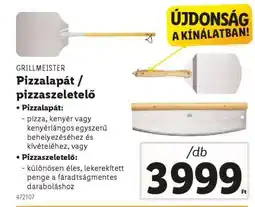 Lidl GRILLMEISTER Pizzalapát / pizzaszeletelő ajánlat