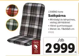 Lidl LIVARNO HOME Székpárna ajánlat