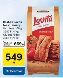 Tesco Roshen Lovita Teasütemény ajánlat