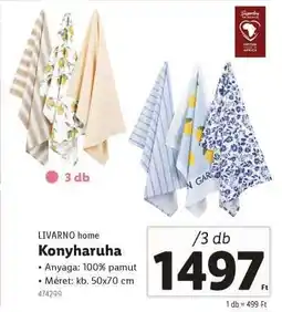 Lidl LIVARNO HOME Konyharuha ajánlat