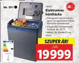 Lidl CRIVIT Elektromos hűtőtáska ajánlat