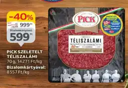 Auchan PICK Szeletelt téliszalámi ajánlat