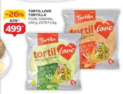 Auchan TORTIL LOVE TORTILLA ajánlat