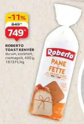 Auchan ROBERTO TOAST KENYÉR ajánlat