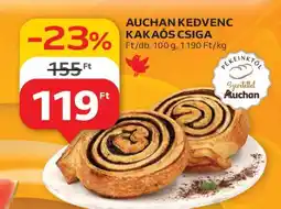 Auchan Auchan Kedvenc Kakaós Csiga ajánlat