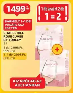 Auchan Chapel Hill Rosé Cuvée by Törley ajánlat