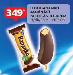 Auchan Ledo Bananko Banán Ízű Pálcikás Jégkrém ajánlat