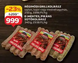 Auchan Régimódi Grillkolbász ajánlat