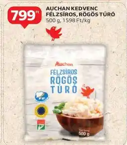 Auchan Auchan Kedvenc Félzsíros Rögös Túró ajánlat