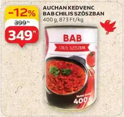 Auchan AUCHAN KEDVENC BAB CHILIS SZÓSZBAN ajánlat