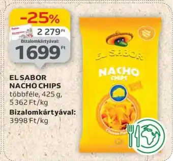 Auchan El Sabor Nacho chips ajánlat