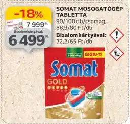 Auchan Somat Mosogatógép Tabletta ajánlat