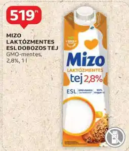 Auchan Mizo Laktózmentes ESL Dobozos Tej ajánlat