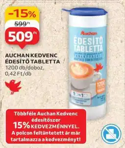 Auchan Auchan Kedvenc Édesítő Tabletta ajánlat