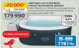 Auchan BESTWAY LAY-Z-SPA IBIZA AIRJET FELFÚJHATÓ JAKUZZI ajánlat