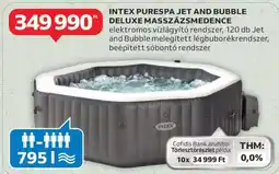 Auchan INTEX Purespa Jet and Bubble Deluxe Masszázsmedence ajánlat