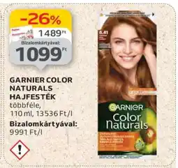Auchan Garnier Color Naturals hajfesték ajánlat
