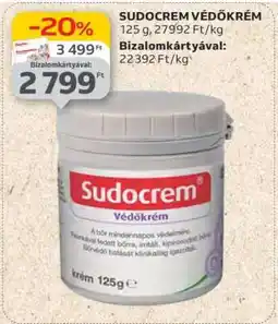 Auchan SUDOCREM VÉDŐKRÉM ajánlat