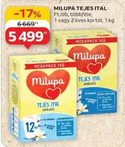 Auchan Milupa tejes ital ajánlat