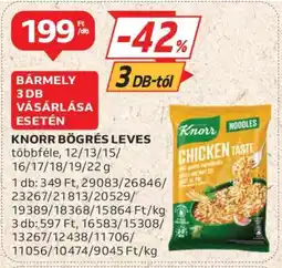 Auchan KNORR BÖGRÉS LEVES ajánlat