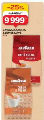 Auchan LAVAZZA CREMA SZEMES KÁVÉ ajánlat