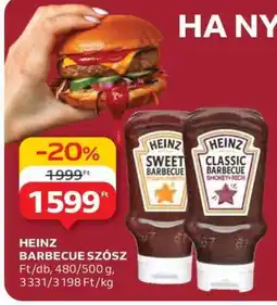 Auchan HEINZ BARBECUE SZÓSZ ajánlat