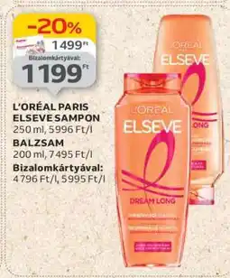Auchan L'Oréal Paris Elseve Sampon ajánlat