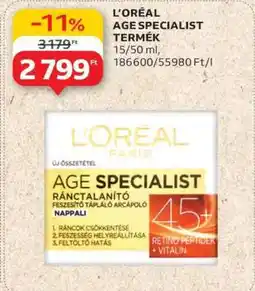 Auchan L'ORÉAL AGE SPECIALIST TERMÉK ajánlat