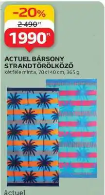Auchan ACTUEL BÁRSONY STRANDTÖRÖLKÖZŐ ajánlat
