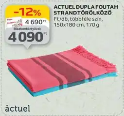 Auchan ACTUEL DUPLA FOUTAH STRANDTÖRÖLKÖZŐ ajánlat