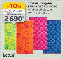 Auchan ACTUEL JACQARD STRANDTÖRÖLKÖZŐ ajánlat