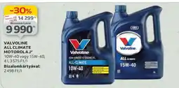 Auchan Valvoline All-Climate Motorolaj ajánlat
