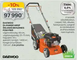 Auchan DAEWOO DLM4600149SP ÖNJÁRÓ BENZINES FŰNYÍRÓ ajánlat