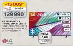 Auchan LG 55UR78003LK 4K UHD SMART LED TV ajánlat