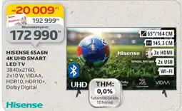 Auchan HISENSE 65A6N 4K UHD SMART LED TV ajánlat