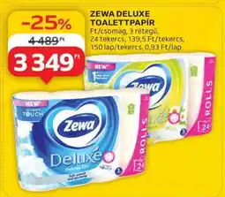 Auchan Zewa Deluxe toalettpapír ajánlat