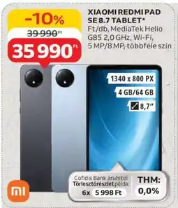 Auchan Xiaomi Redmi Pad SE 8.7 Tablet ajánlat
