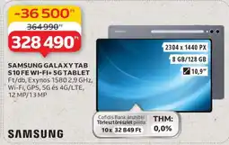 Auchan Samsung Galaxy Tab S10 FE Wi-Fi + 5G Tablet ajánlat