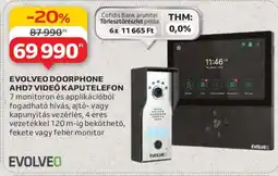 Auchan EVOLVEO Doorphone AHD7 Videó Kaputelefon ajánlat