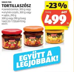 ALDI Snack Fun Tortillaszósz ajánlat