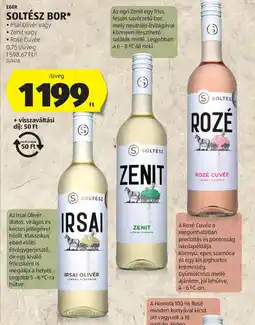 ALDI Eger Soltész bor ajánlat