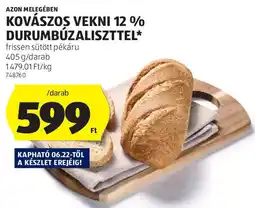 ALDI Azon Melegében Kovászos vekni 12 % durumbúzaliszttel ajánlat