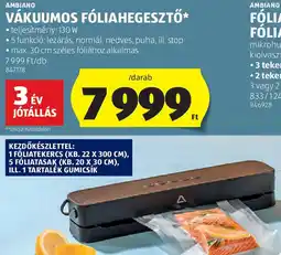 ALDI Ambiano Vákuumos fóliahegesztő ajánlat