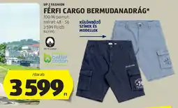 ALDI Up 2 Fashion Férfi cargo bermudanadrág ajánlat
