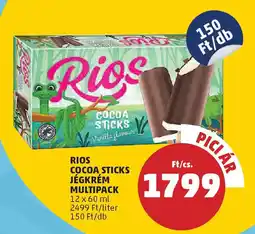 PENNY Rios Cocoa Sticks jégkrém multipack ajánlat