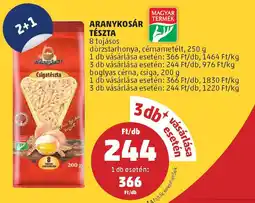PENNY Aranykosár tészta ajánlat
