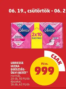 PENNY Libresse ultra egészség- ügyi betét ajánlat